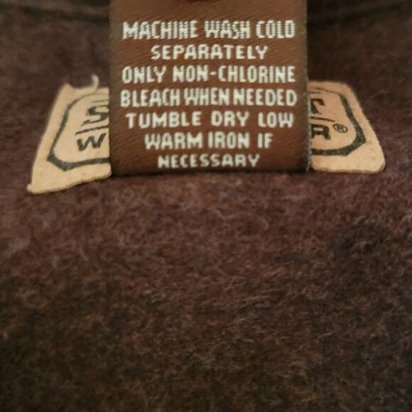 C.E. Schmidt Workwear Men’s XL Brown Heavy Cotton Button Down Shirt 100% Cotton - Picture 8 of 8